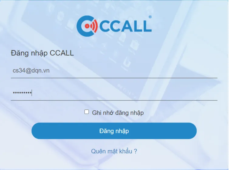 đăng ký tài khoản máy nhánh
