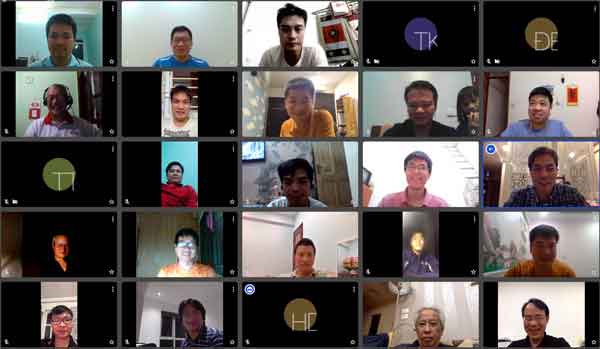 A CCALL Meet video meeting
